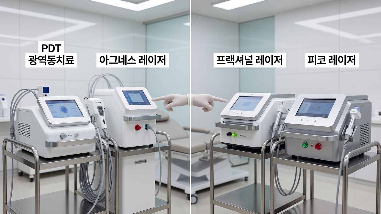강남 피부과 여드름 레이저 시술 종류와 효과 비교