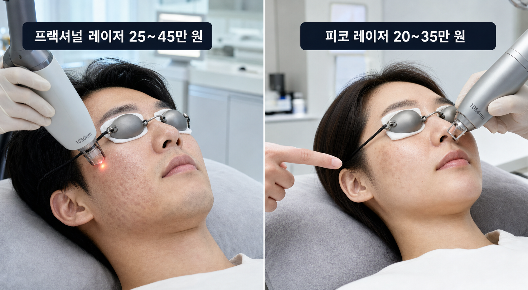 강남 여드름 흉터 치료를 위한 레이저 병행 접근