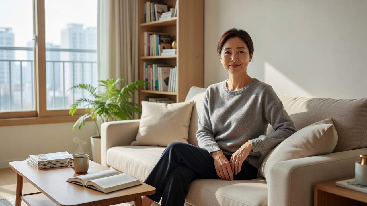 강남 보톡스 유지 기간이 얼마나 지속되는지 확인하는 여성